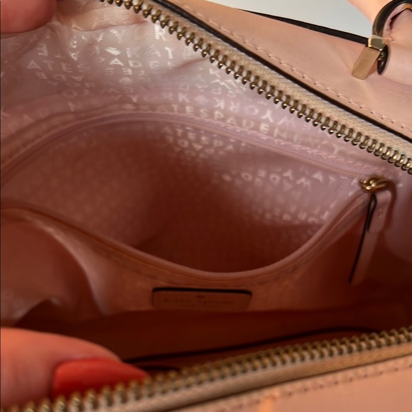 Kate Spade Pink Satchel with Studded Detailing